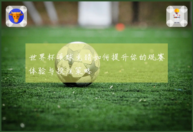 世界杯滚球竞猜如何提升你的观赛体验与投注策略